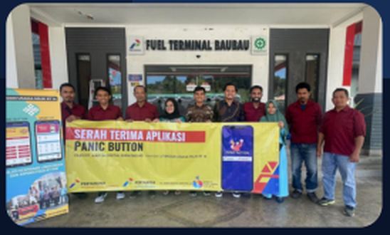 Dokumentasi Panic Button di fasilitas publik
